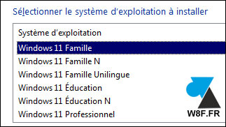 tutoriel installer Windows 11 Famille Education Professionnel