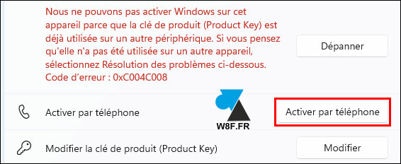 tutoriel Windows 11 licence activation W11