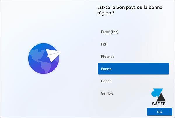 tutoriel installation Windows 11 langue region