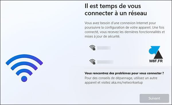 tutoriel installation Windows 11 wifi ethernet reseau