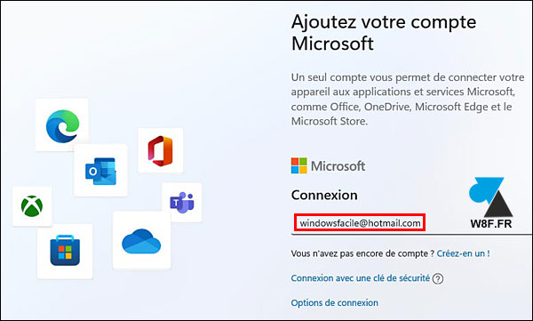 tutoriel installation Windows 11 compte microsoft mail
