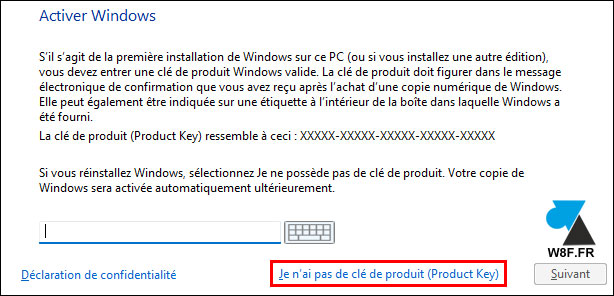 tutoriel Windows 11 install sans licence
