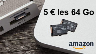 amazon micro sd 64go 5euros