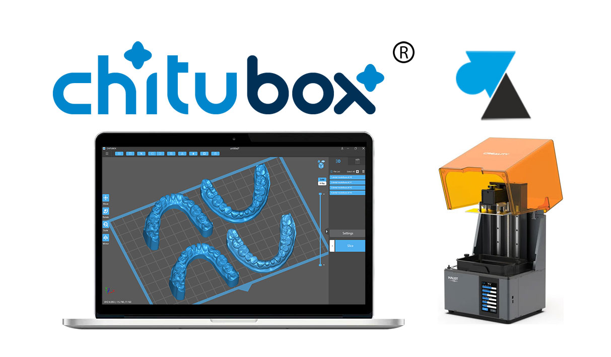 WF Chitubox logiciel slicer imprimante 3D LCD SLA MSLA DLP