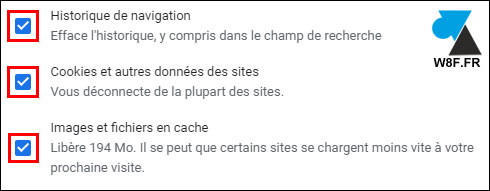 tutoriel Google Chrome supprimer vider historique internet