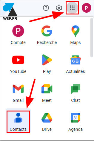 tutoriel gmail contacts google