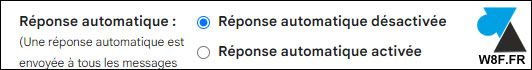 tutoriel Gmail reponse automatique absence