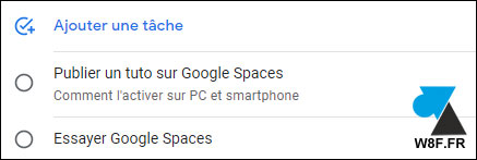 tutoriel Google Gmail Spaces Taches Tasks