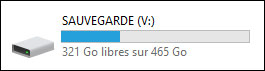 gestion disques sauvegarde