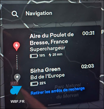 tutoriel Tesla GPS Google Maps
