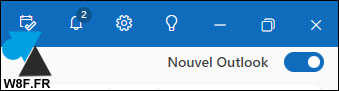 Microsoft Outlook nouvelle interface graphique