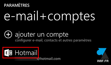 tutoriel Windows Phone 8.1 compte Microsoft Exchange