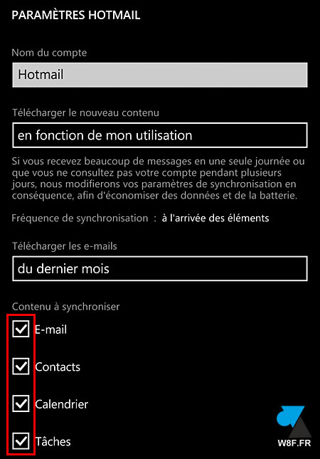 tutoriel Windows Phone 8.1 compte Microsoft Exchange