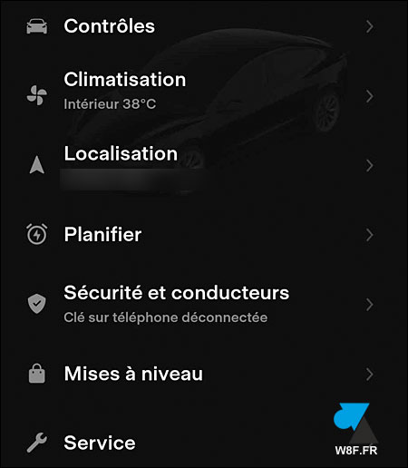 tesla app sans recharge