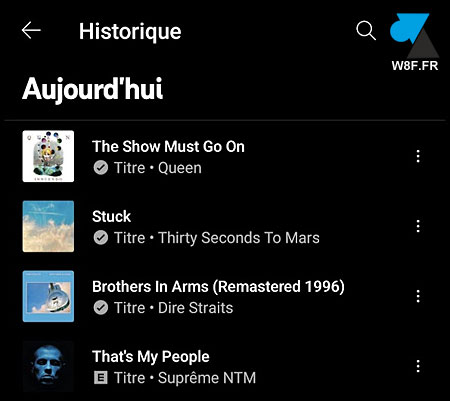 tutoriel YouTube Music historique musique