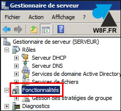 tutoriel Windows Server ajouter fonctionnalite