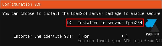 install ubuntu server SSH