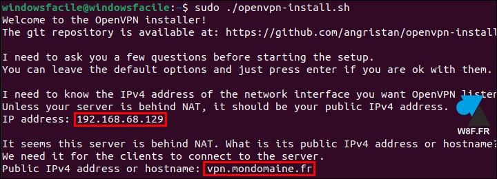 tutoriel installer OpenVPN Server sur Ubuntu