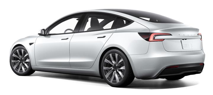 Tesla Model 3 blanc 2024