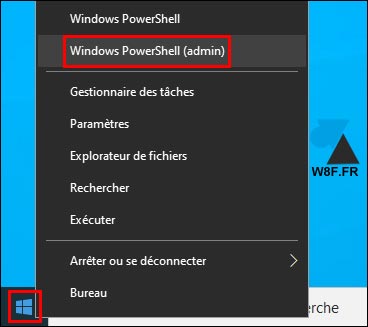 tutoriel ouvrir PowerShell admin administrateur