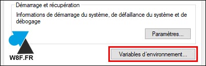Variables environnement systeme