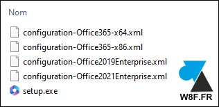 office setup config xml