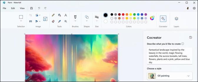 Paint AI Windows 11 23H2