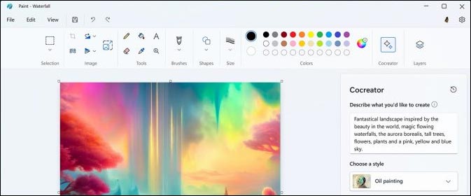 Paint AI Windows 11 23H2