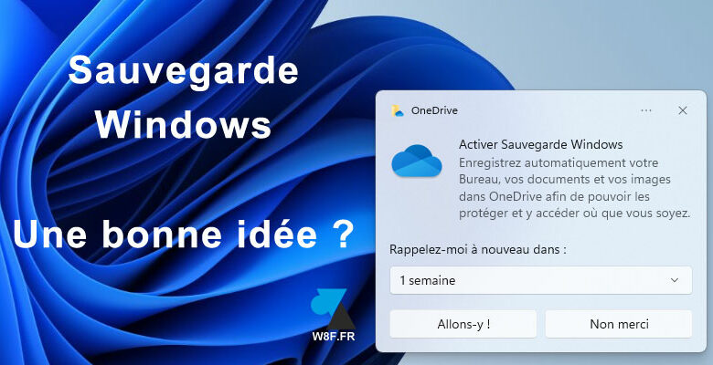 Sauvegarde Windows W11