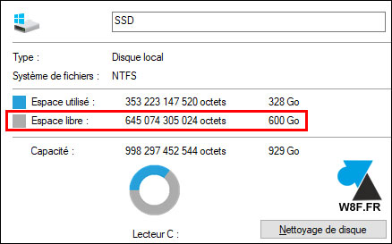 hdd dir findstr libres 4