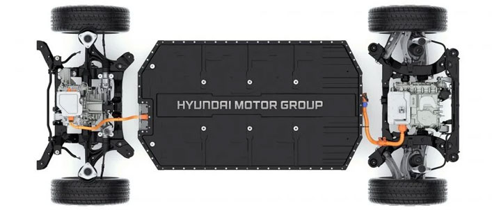 Hyundai chassis batterie electrique