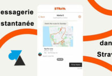 Messagerie Strava