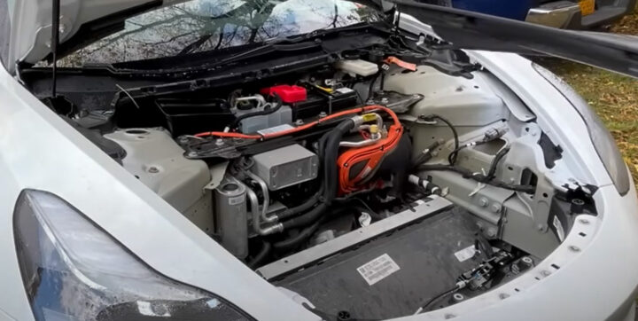 photo sous capot Tesla Model 3