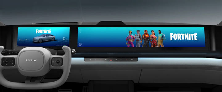 Sony Honda jeu video voiture electrique