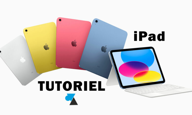 tutoriel ipad ipados