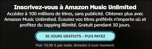 amazon music unlimited payant