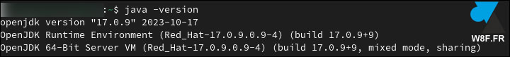 fedora java version
