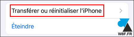 iphone ios reinitialiser