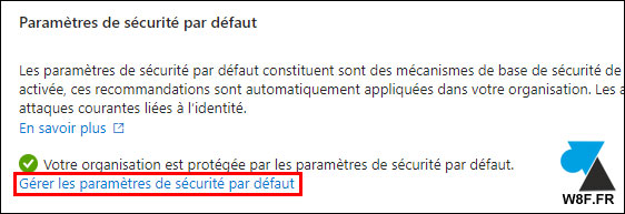 Microsoft Entra ID securite defaut