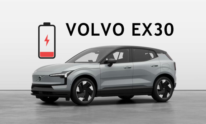 Volvo EX30 autonomie nulle