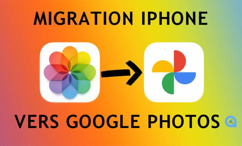 migration iphone icloud vers google photos