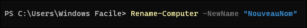 powershell rename