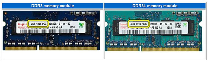 ddr3 vs ddr3l ram memory