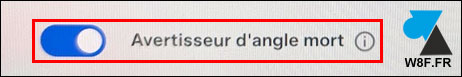 tesla angle mort son
