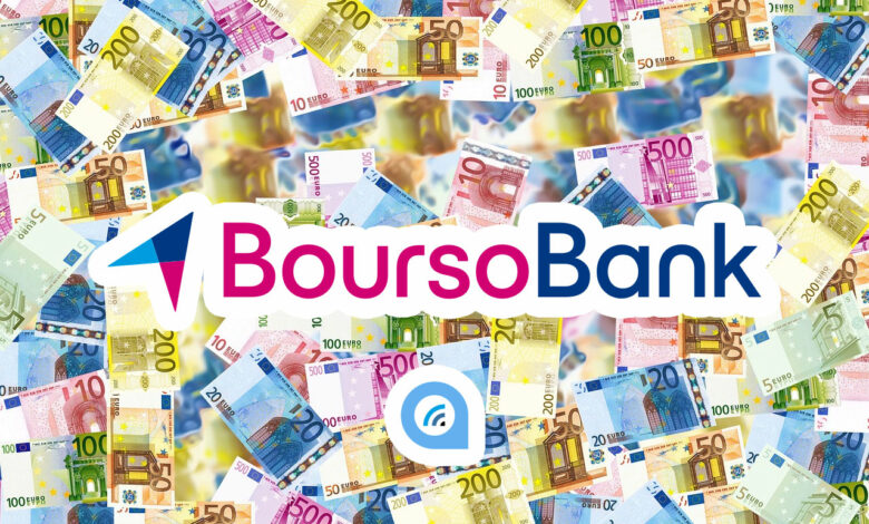 WF boursobank boursorama logo argent
