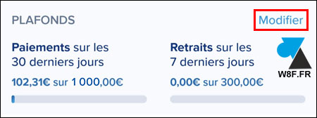 boursobank plafond 1000