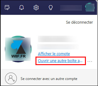 outlook webmail ouvrir autre boite
