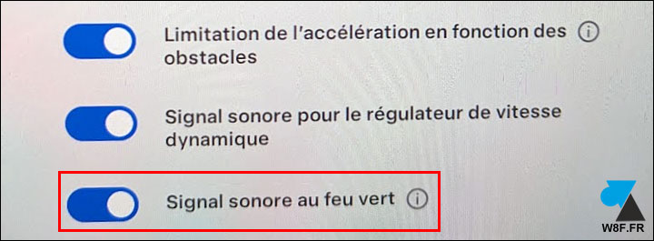 tesla activer son feu vert