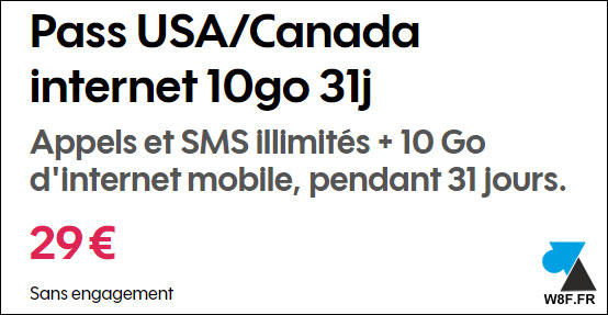 sosh option usa canada internet