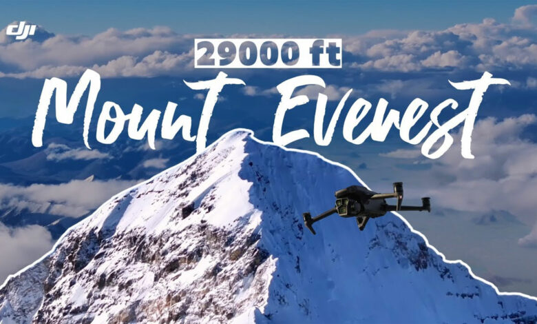 DJI drone Everest